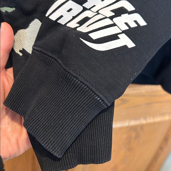 Billionaire Boys Club Black Hoodie Patchwork Graphic Astronaut Heart Mind - Picture 12 of 12